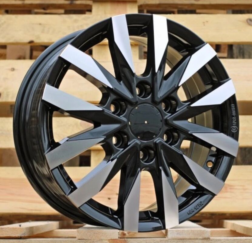 New R16 16*6.5J 6x130 84.1 Deep Dish Silver Finish Alloy Wheels with 3-Year Warranty for Mercedes Sprinter YQ-W5008